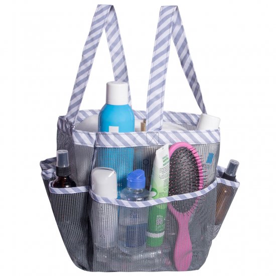 Attmu Mesh Shower Caddy Portable, Quick Dry Hanging Shower Tote Bag for College Dorm Room Essentials, Large Capacity Shower Caddy Dorm for Bathroom - Click Image to Close